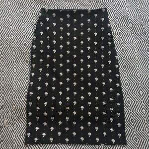 Abercrombie & Fitch Pattern Midi Skirt